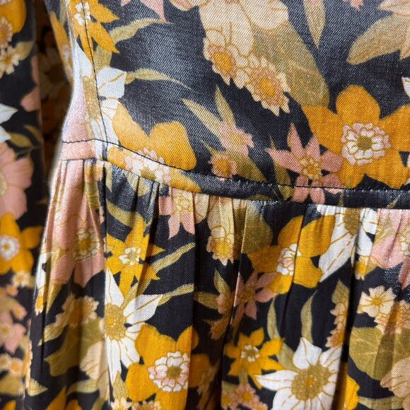 Talulah Floral S Babydoll Dress Silky Boho Style Fairy Core y2k 90’s feminine - Picture 6 of 16